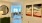 Modern hallway with round mirror and artwork on walls, leading to furnished room in background.